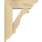 Ekena Millwork Balboa Traditional Rough Sawn Bracket w/ Offset Brace, Douglas Fir, 6"W x 16"D x 20"H BKT0604X16X20BOA01RDF - alternate 2